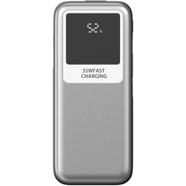 Leotec Power Bank 10000mAh 35W Plata y Gris LEPOW35W10S